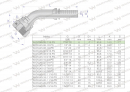 Zakucie hydrauliczne DKJ45 DN06 7/16
