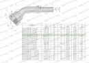 Zakucie hydrauliczne DKJ45 DN06 9/16
