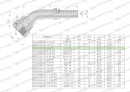 Zakucie hydrauliczne DKJ45 DN08 1/2