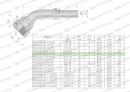 Zakucie hydrauliczne DKJ45 DN08 9/16