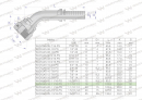 Zakucie hydrauliczne DKJ45 DN16 1 1/16