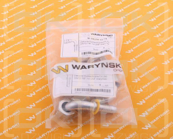 Zakucie hydrauliczne DKJ90 DN08 1/2'-20 UNF Waryński