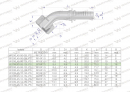 Zakucie hydrauliczne DKL45 DN08 10L M16x1.5 PREMIUM Waryński ( sprzedawane po 10 )