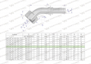 Zakucie hydrauliczne DKL45 DN08 12L M18x1.5 PREMIUM Waryński ( sprzedawane po 5 )