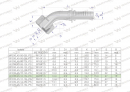 Zakucie hydrauliczne DKL45 DN10 15L M22x1.5 PREMIUM Waryński ( sprzedawane po 5 )