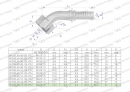 Zakucie hydrauliczne DKL45 DN13 16L M22x1.5 PREMIUM Waryński ( sprzedawane po 5 )