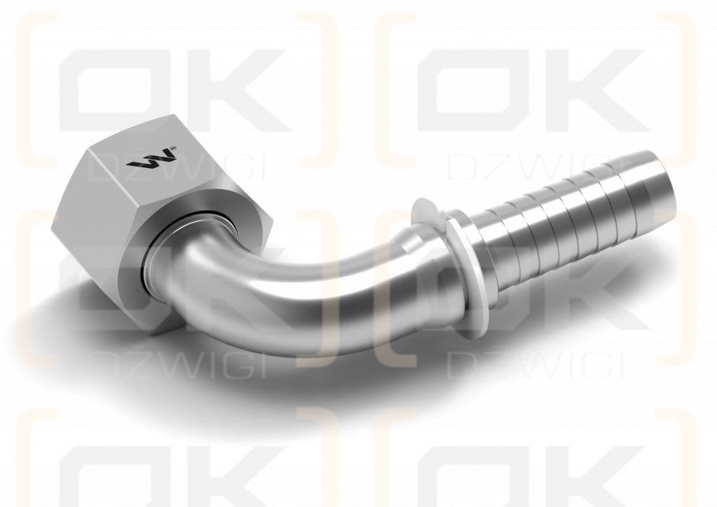 Zakucie hydrauliczne DKOL90 DN06 12L M18x1.5 PREMIUM Waryński ( sprzedawane po 10 )