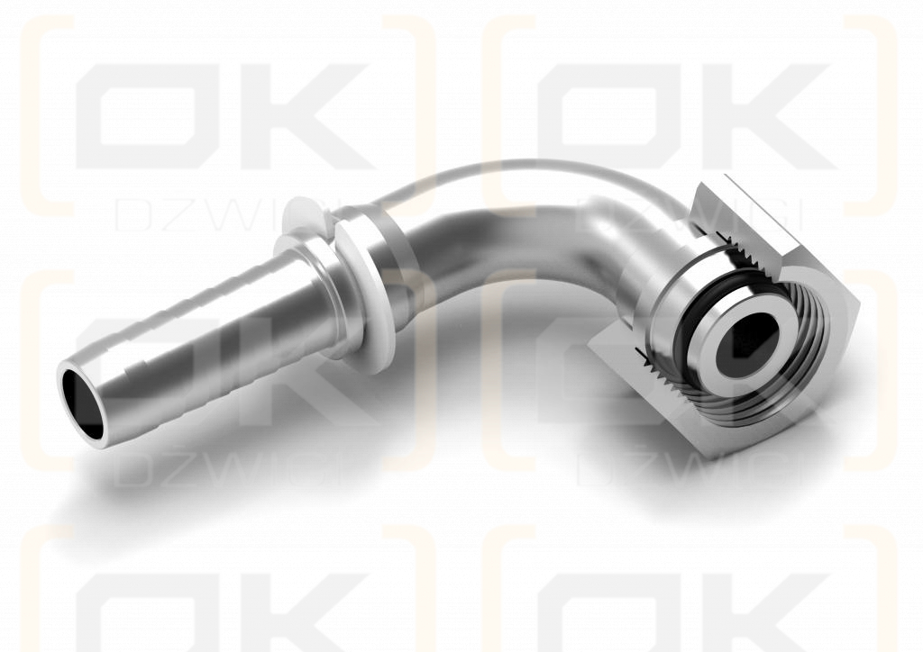 Zakucie hydrauliczne DKOL90 DN06 12L M18x1.5 PREMIUM Waryński ( sprzedawane po 10 )