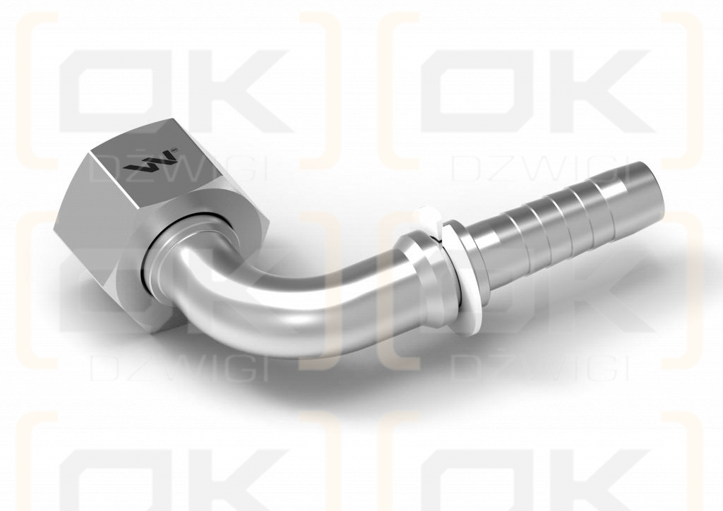 Zakucie hydrauliczne DKOS90 DN10 16S M24x1.5 PREMIUM Waryński ( sprzedawane po 5 )