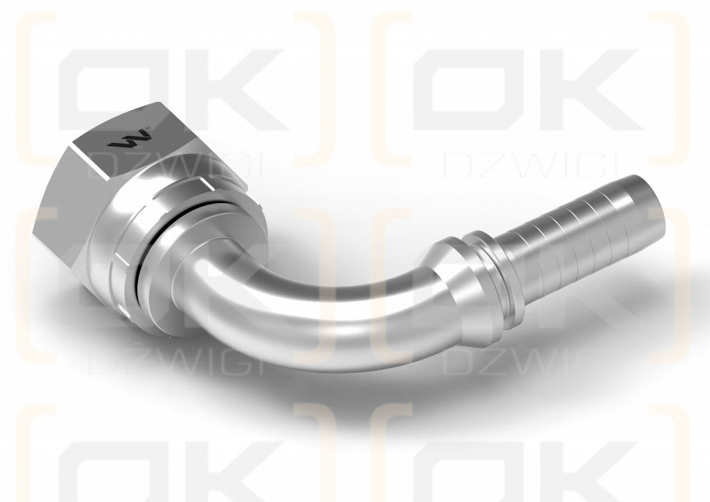 Zakucie hydrauliczne DKR90 DN10 3/8