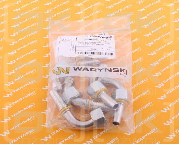 Zakucie hydrauliczne DKR90 DN13 3/8'-19 Waryński ( sprzedawane po 5 )