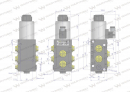 Dzielnik. zawór. elektrozawór kierunkowy elektromagnetyczny kontroli W-E12DVS6/2-80L G1/2
