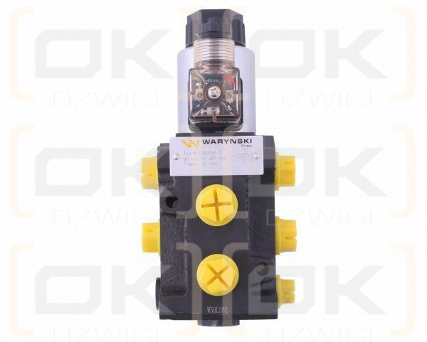 Dzielnik, zawór, elektrozawór kierunkowy elektromagnetyczny kontroli W-E38DVS6/2 (DVS6/50 L/MIN) G3/8