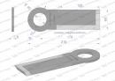 Nóż krótki przystawki do kukurydzy napawany 215x60x6 otwór 40mm zastosowanie Olimac Drago WARYŃSKI