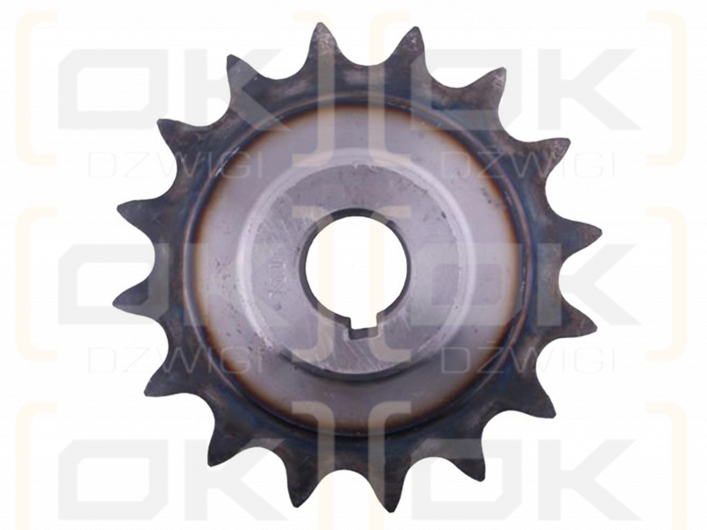 Chain wheel, hardened steel Z-16 1" fi-30, Spreader, Waryński