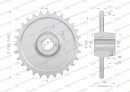 Chain wheel, hardened steel Z-28 3/4" fi-30 2213050060, Spreader, Waryński