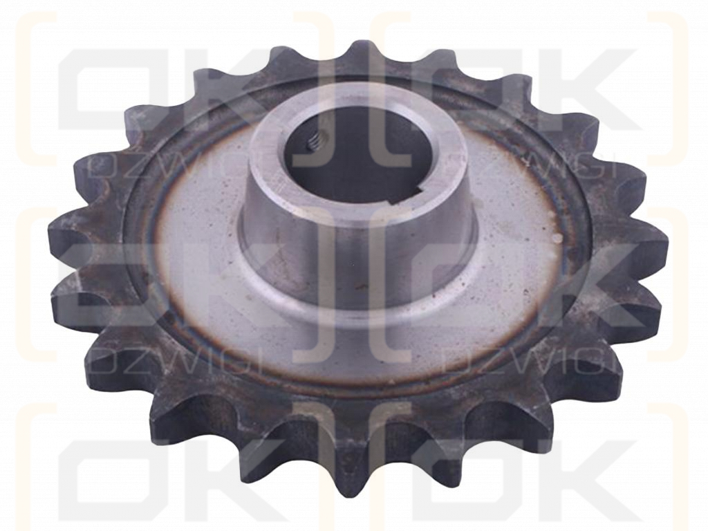 Chain wheel, hardened steel Z-20 1" fi-40, Spreader, Waryński