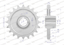Chain wheel, hardened steel Z-20 1" fi-40, Spreader, Waryński