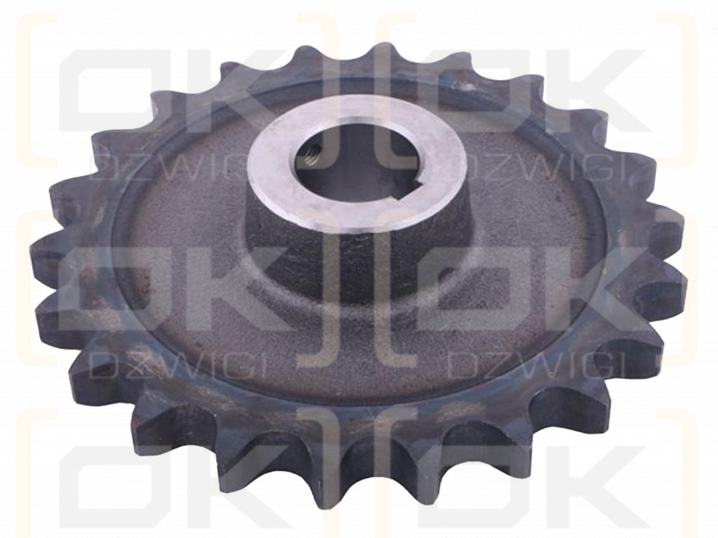 Hardened steel chain wheel Z-22 1" fi-35, Spreader, Waryński