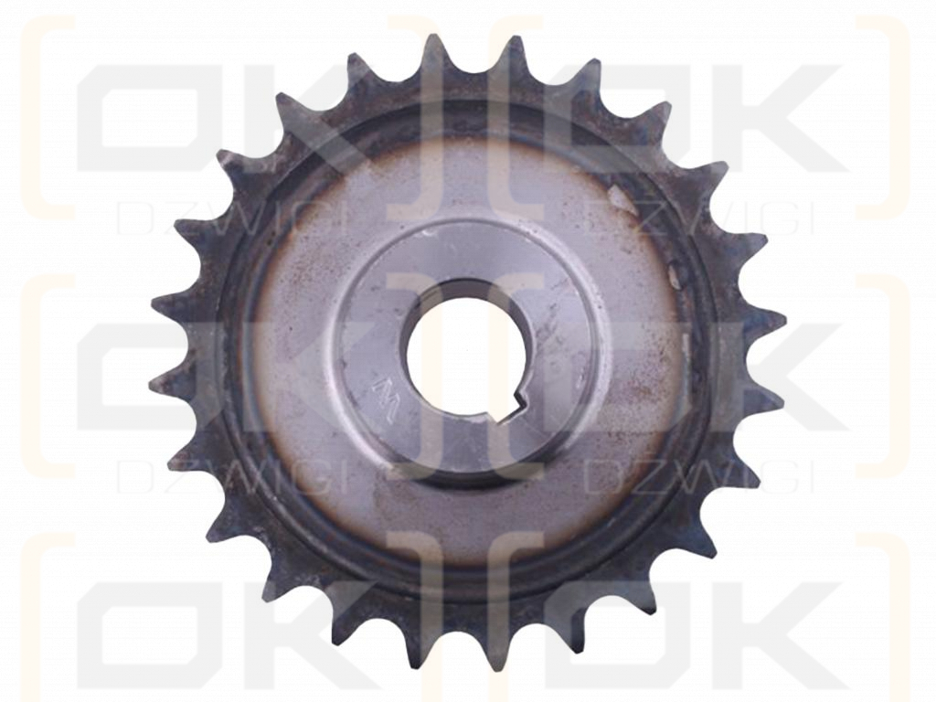 Chain wheel, hardened steel Z-24 3/4" fi-30, Spreader, Waryński