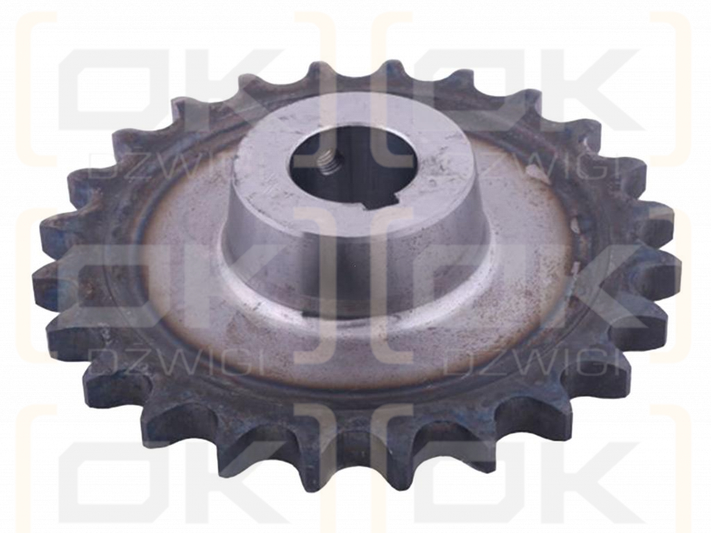Chain wheel, hardened steel Z-24 3/4" fi-30, Spreader, Waryński