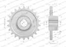 Chain wheel, hardened steel Z-22 3/4" fi-30 2208050040, Spreader, Waryński