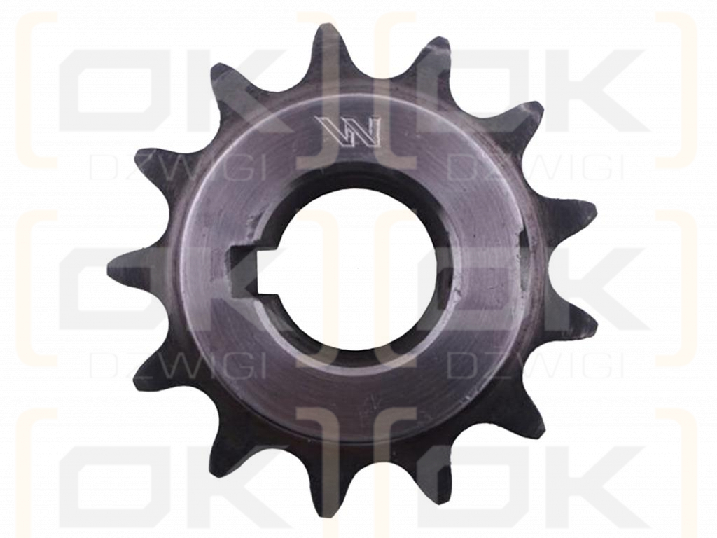 Chain wheel, hardened steel Z-13 3/4" fi-30 with hub sleeve 2219060080, Rozrzutnik, Waryński