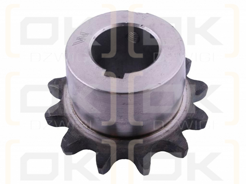 Chain wheel, hardened steel Z-13 3/4" fi-30 with hub sleeve 2219060080, Rozrzutnik, Waryński