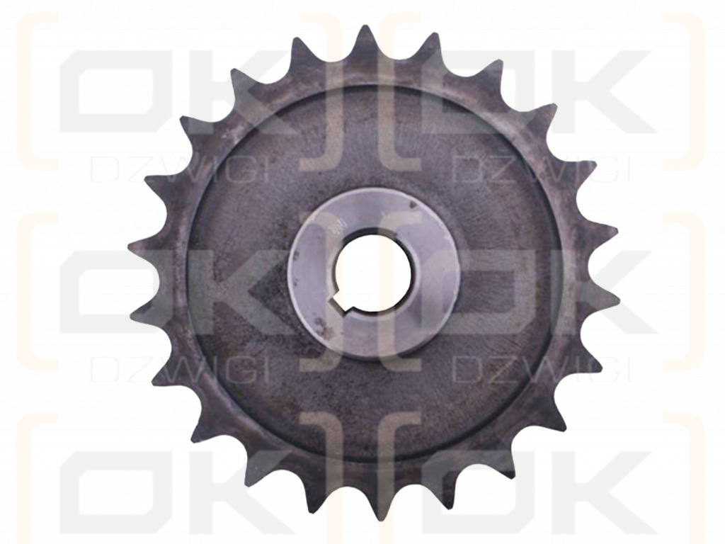 Hardened steel chain wheel Z-22 1" fi-30, Spreader, Waryński