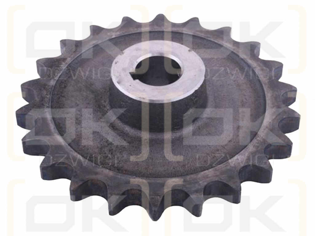 Hardened steel chain wheel Z-22 1" fi-30, Spreader, Waryński