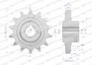 Chain wheel, hardened steel Z-14 1" fi-30 2219250030, Spreader, Waryński