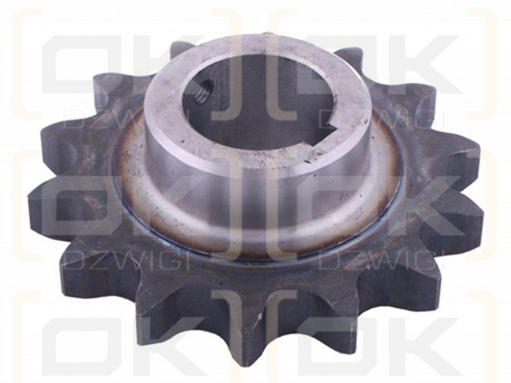 Chain wheel, hardened steel Z-14 1" fi-40 2219100080, Spreader, Waryński