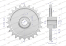 Chain wheel, hardened steel Z-24 1" fi-30 2219250031, Spreader, Waryński
