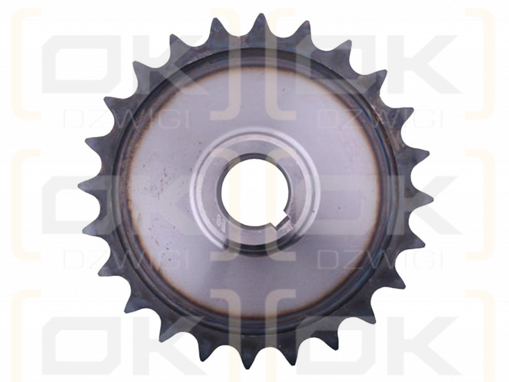 Hardened steel chain wheel Z-24 1" fi-40, Spreader, Waryński