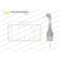 Joystick pod linki zakończone kulką bez przełącznika (bez przycisku. na kulkę. IP-6020. JOYSTIK6019) Waryński