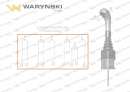 Joystick pod linki zakończone kulką bez przełącznika (bez przycisku. na kulkę. IP-6020. JOYSTIK6019) Waryński