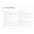 Joystick pod linki zakończone widełkami z 1 przełącznikiem (z przyciskiem na widełki IP-6029. JOYSTIKW) Waryński