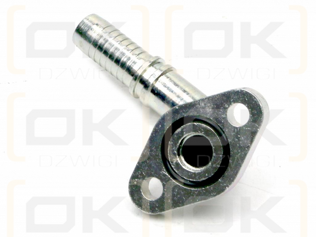 Zakucie hydrauliczne DN16 Kryza 90 stopni (pasuje do BIZON) K-90 Waryński