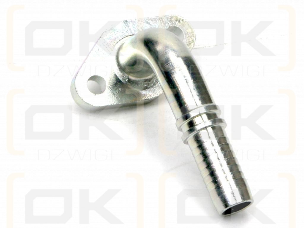 Zakucie hydrauliczne DN16 Kryza 90 stopni (pasuje do BIZON) K-90 Waryński