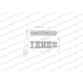 Łańcuch rolkowy 12B-1-90Ps zastosowanie Bizon 5040995850 Waryński