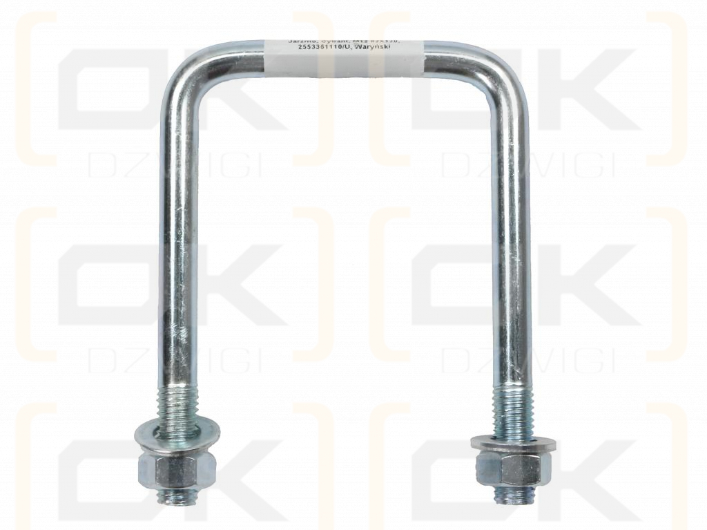 Gabel, Klemme, M12 82X120, 2553361110/U, Waryński