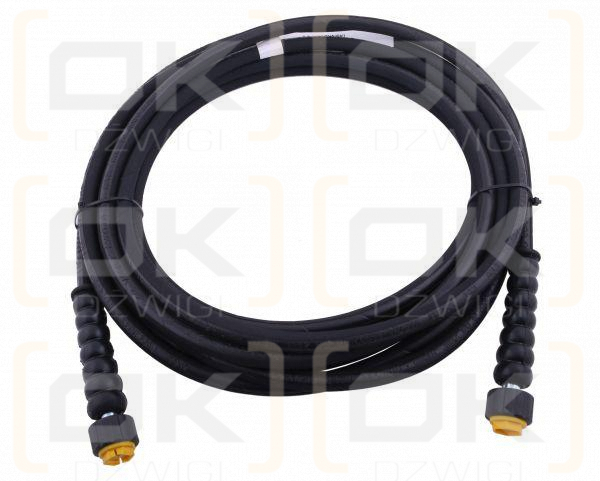 Przewód hydrauliczny myjka przedłużacz do gorącej wody (155 stopni) DN06 2SN L-10mb 400bar (do Karcher nakrętka-nakrętka) Waryński