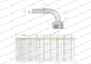 Zakucie hydrauliczne ORFS90 DN06 9/16