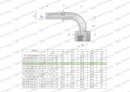 Zakucie hydrauliczne ORFS90 DN10 11/16