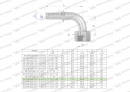 Zakucie hydrauliczne ORFS90 DN16 1 3/16