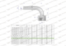 Zakucie hydrauliczne ORFS90 DN16 1