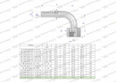 Zakucie hydrauliczne ORFS90 DN25 1 7/16-12 PREMIUM Waryński