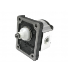 Pompa hydrauliczna zębata 1.0cm3 (grupa 1 - typ europejski) wałek 1:8 przyłącza obustronnie gwinty wewnętrzne 3/8 (obroty prawe) max.250 bar Waryński