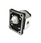 Pompa hydrauliczna zębata 1.5cm3 (grupa 1 - typ europejski) wałek 1:8 przyłącza obustronnie gwinty wewnętrzne 3/8 (obroty prawe) max.260 bar Waryński