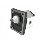 Pompa hydrauliczna zębata 2.5cm3 (grupa 1 - typ europejski) wałek 1:8 przyłącza obustronnie gwinty wewnętrzne 3/8 (obroty prawe) max.260 bar Waryński